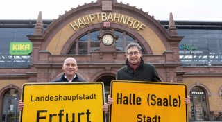 Erfurt oder Halle wollen Konzernzentrale der Deutschen Bahn