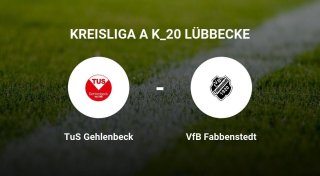 TuS Gehlenbeck gewinnt gegen VfB Fabbenstedt