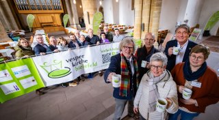 In der Bielefelder Vesperkirche werden täglich 500 kostenlose Mahlzeiten verteilt