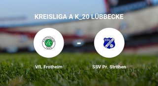SSV Pr. Ströhen setzt sich knapp durch gegen den VfL Frotheim
