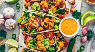 Blumenkohl-Tacos - mit Knusperdreh und Tahini-Sauce