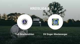 Das Match zwischen dem TuS Bruchmühlen und dem SV Enger-Westerenger endet unentschieden