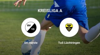 SV Herste gegen TuS Lüchtringen trennen sich unentschieden