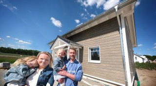 Patchwork-Familie baut sich ein Schwedenhaus im Kreis Gütersloh