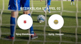 Knappes Scheitern für Spvg Steinhagen gegen SpVg. Heepen