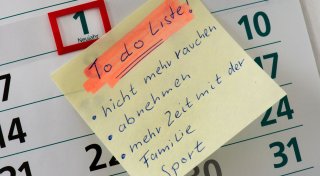 Wie man seine Neujahrsvorsätze einhält