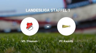 Das Team des VfL Theesen gegen den FC Kaunitz trennen sich unentschieden