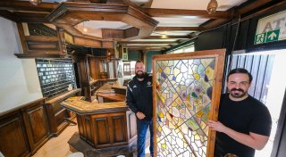In Bielefeld entsteht ein neuer Irish Pub mit Originalteilen direkt aus Irland