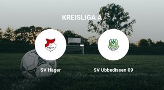 Spannender Kampf zwischen dem SV Häger und dem SV Ubbedissen 09