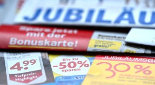 Kunden vermissen gedruckte Werbeprospekte