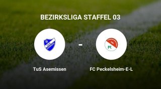 Der TuS Asemissen gegen das Team des FC Peckelsheim-E-L