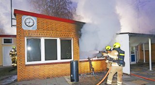 Hoher Brandschaden: Paderborner Waldbad will zur neuen Saison pünktlich öffnen