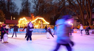 Winterliche Attraktion: Gartenschau in Bad Lippspringe bekommt eine Eisbahn