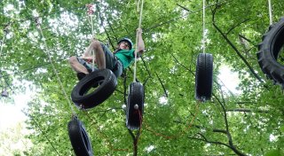 Freizeitspaß in Bielefeld im Test: Klettern durch die Baumkronen