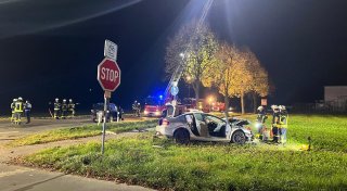 Unfall in Lübbecke: Eine Person lebensgefährlich verletzt