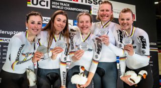 Bielefelderin Mieke Kröger holt mit dem Bahnvierer Silber bei der Rad-WM