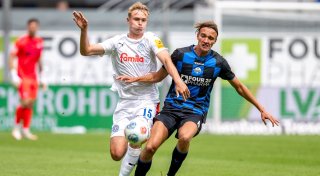 Paderborns Youngster Luis Engelns erlebt gegen Kiel ein Wechselbad der Gefühle