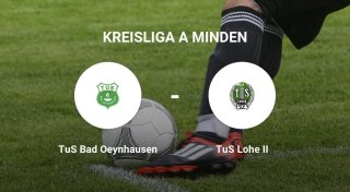 Der TuS Bad Oeynhausen gegen das Team der TuS Lohe II