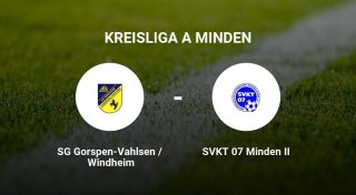 SG Gorspen-Vahlsen / Windheim im Spiel gegen SVKT 07 Minden II um Längen besser