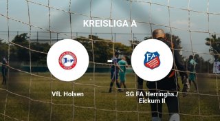 SG FA Herringhs./Eickum II verliert gegen VfL Holsen