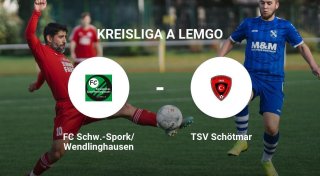 Spannender Kampf zwischen dem FC Schw.-Spork/Wendlinghausen und dem TSV Schötmar