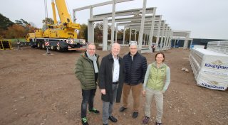 Weiterer Neubau wächst im Gewerbepark bei Hövelhof
