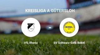 Das Spiel zwischen dem VfL Rheda und dem SV Schwarz-Gelb Bokel endet unentschieden