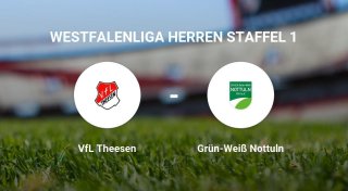 Der VfL Theesen gegen das Team des Grün-Weiß Nottuln
