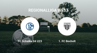 Remis im Duell zwischen dem FC Schalke 04 U23 und dem 1. FC Bocholt