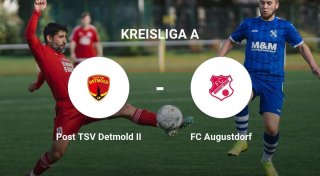 Post TSV Detmold II erzielt knappen Sieg gegen FC Augustdorf