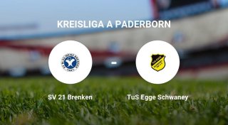 Knappes Unterliegen für TuS Egge Schwaney gegen SV 21 Brenken