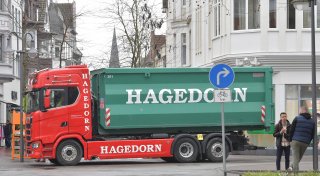 Hagedorn-Lkw schützen die Gütersloher Innenstadt: Ein Patentrezept für alle Events?