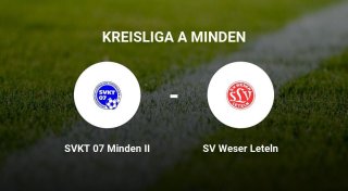Knappes Scheitern für SVKT 07 Minden II gegen SV Weser Leteln