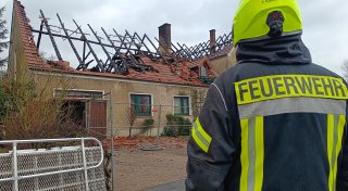 Großbrand in Kirchlengern zerstört Wohnhaus