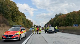 Ähnliche Unfälle binnen weniger Stunden: Auf der A44 bei Warburg kracht es gleich zweimal