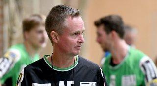 Mennighüffens Handball-Trainer André Fuhr im Fokus von GWD Minden