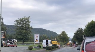 B64-Baustelle: Werden die Arbeiten in Höxter-Godelheim pünktlich fertig?