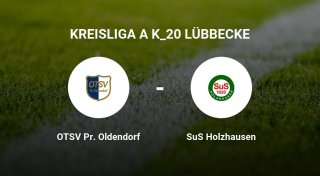 SuS Holzhausen bietet OTSV Pr. Oldendorf Paroli