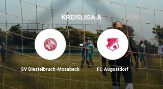 Das Spiel zwischen dem SV Diestelbruch-Mosebeck und dem FC Augustdorf endet unentschieden