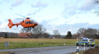 Autofahrer bei Unfall in Stemwede lebensgefährlich verletzt