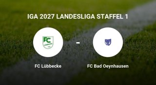 Remis im Duell zwischen dem FC Lübbecke und dem FC Bad Oeynhausen