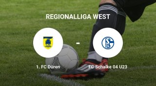 Remis im Duell zwischen dem 1. FC Düren und dem FC Schalke 04 U23