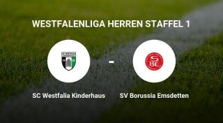 Knappe Niederlage für SV Borussia Emsdetten gegen SC Westfalia Kinderhaus