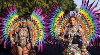 Millionen Menschen feiern Karneval in London