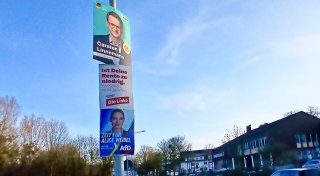 Schwierige Suche nach geeigneten Flächen für Wahlplakate in Borchen
