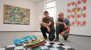 Kostenlose Ausstellung am Kamp in Paderborn: Künstler-Duo findet Gemeinsamkeiten
