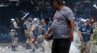 Tumulte vor Halbfinale in Rio: Mehr als 250 Festnahmen