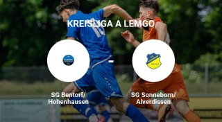 Heimniederlage auf dem Sportplatz Bentorf - SG Bentorf/Hohenhausen verliert gegen SG Sonneborn/Alverdissen