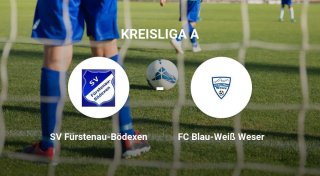 Das Team des SV Fürstenau-Bödexen gegen den FC Blau-Weiß Weser trennen sich unentschieden