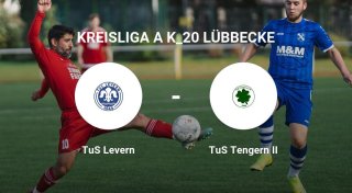 Spannender Kampf zwischen dem TuS Levern und dem TuS Tengern II